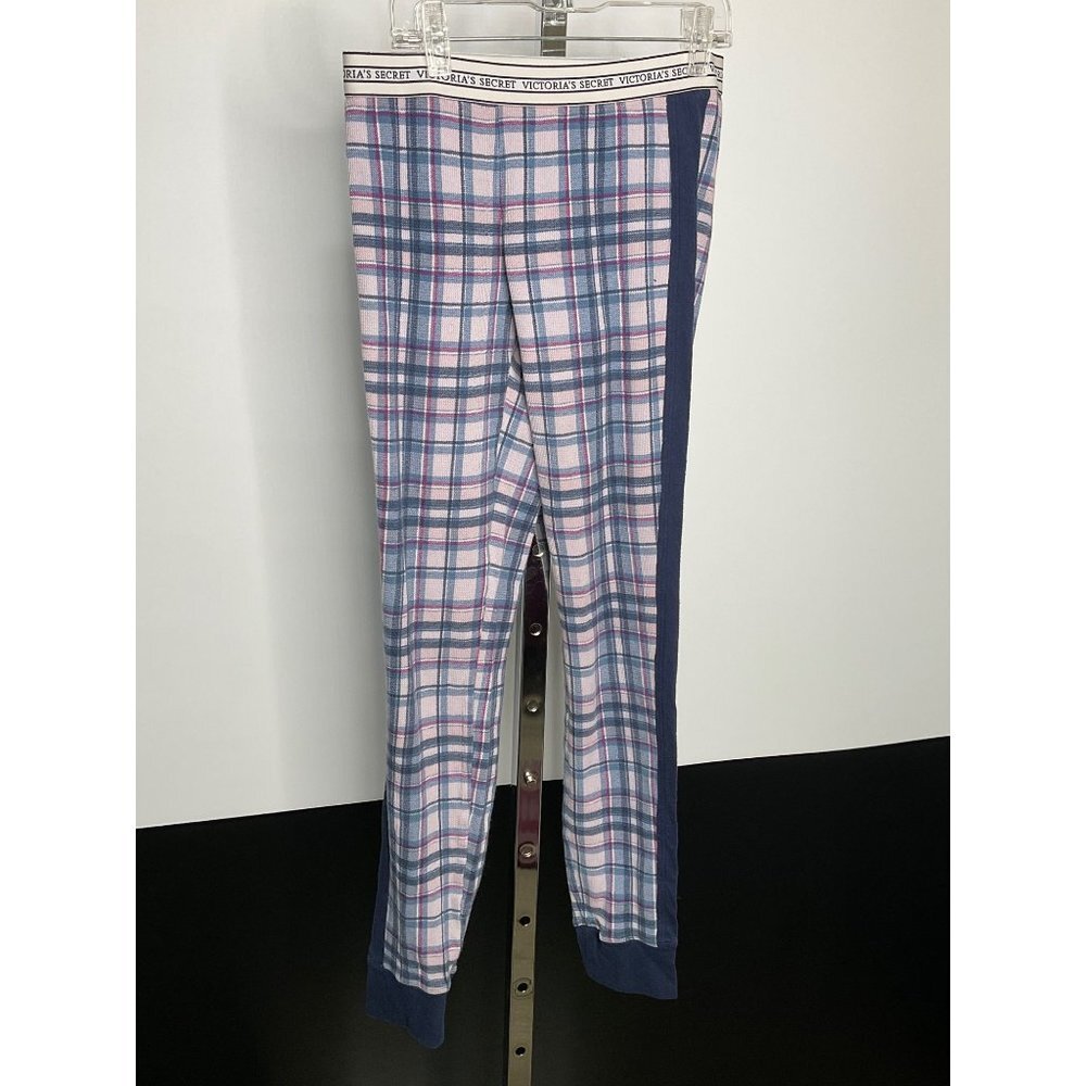 VICTORIA'S Secret XS Plaid Sleepwear Lounge Pants Casual Blue Pink Purple